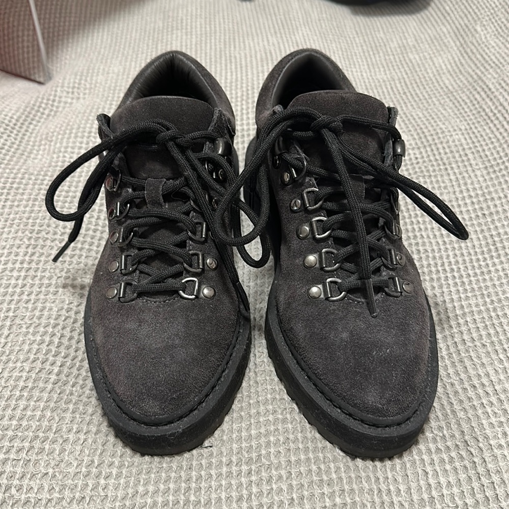 NANUSHKA Suede Lace Up Boots 36